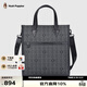 暇步士（Hush Puppies）男士公文包時(shí)尚印花pvc豎款簡(jiǎn)約商務(wù)手提包大容量便攜通勤旅行包 【明星同款】HA-1311074W-571 大包可容納筆記本14英寸