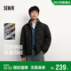森馬（Semir）羽絨服男冬季80絨子襯衫式羽絨內膽2025拼接通勤外套109725113125