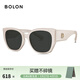 BOLON暴龍眼鏡楊紫同款寬腿貓眼太陽(yáng)鏡偏光鏡墨鏡女遮陽(yáng)防紫外線(xiàn)BL3189 C91-裸米色