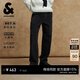 杰克·瓊斯（JACK&JONES）26年男裝春季新款松緊舒適日常寬松薄絨牛仔褲長(cháng)褲子226132137 A16深灰牛仔 常規 32 175 W32/L34