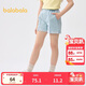 巴拉巴拉童裝兒童短褲女童2025夏裝牛仔休閑中大童褲子208225110002