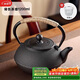 八千行鑄鐵壺煮茶器圍爐煮茶壺煮水泡茶燒水壺鐵質(zhì)功夫茶具電陶爐煮茶器