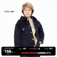 little MO&Co.童裝冬裝男童女童牛仔仿羊羔毛保暖外套兒童中大童 牛仔黑色 110 110/56