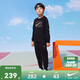 NIKE3BRAND 耐克童裝男女童衛衣+褲子2件套秋季兒童衛衣長(cháng)褲套裝