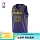 耐克NBA官方CityEdition湖人詹姆斯drifit運動(dòng)背心速干籃球服球衣 湖人- FQ4346-504 XL