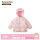 PawinPaw【7A抗菌】卡通小熊童裝25年冬季新款男女寶寶連帽羽絨服 Pink粉色/25 110