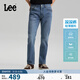 Lee【張凌赫代言】26春夏新品輕薄726直筒牛仔褲中淺藍男 中淺藍 32