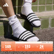 adidas ADILETTE SHOWER休閑實(shí)用舒適拖鞋男女阿迪達斯官方輕運動(dòng) 黑/白 (偏小，推薦買(mǎi)大1碼)   44.5