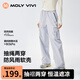 MOLY VIVI工裝沖鋒軟殼褲女春秋新款防風(fēng)防雨戶(hù)外運動(dòng)褲徒步登山褲魔力薇薇