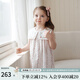 OAK FAMILY夏季2025新品女童無(wú)袖連衣裙大翻領(lǐng)寶寶裙子 花夢(mèng)里 80 cm