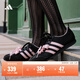 adidas「冰淇淋T頭鞋」VS JOG 2.0薄底運動(dòng)鞋男女阿迪達斯輕運動(dòng)   黑色/淺粉 (推薦女生選小半碼)   38