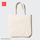 優(yōu)衣庫男裝女裝購物袋/棉質(zhì)26春夏新款484718 01 乳白色 M