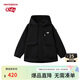 NEW BALANCE童裝兒童男女2025新款工裝風(fēng)夾克外套ND7AF31013 黑色 150