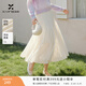 香影法式提花白色半身裙女2026春季新款垂墜感遮胯高腰傘裙a字裙 鷺白 S 155/60A/85-95斤