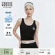 Teenie Weenie小熊涼感休閑簡(jiǎn)約時(shí)尚T恤修身短款運動(dòng)Bra背心瑜伽服 黑色 S (160)