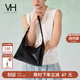 VANESSA HOGAN VH女包冉冉hobo包通勤手提包油蠟牛皮斜挎單肩包生日禮物送女友