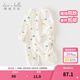 戴維貝拉（DAVE＆BELLA）春秋連體衣嬰兒衣服新生兒寶寶春季嬰幼兒服裝0-6-12個(gè)月春裝爬服 汽車(chē)印花【現貨】 80cm (建議身高73-80cm）