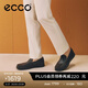 愛(ài)步（ECCO）豆豆鞋男 樂(lè )福鞋一腳蹬皮鞋牛皮男鞋 S輕巧莫克540514 HL 黑色54051401001 41