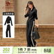 駱駝（CAMEL）立領(lǐng)健身女裝撞色修身兩件套運動(dòng)服 Y24CAWL6620 幻影黑 XXL