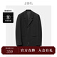 杰帝梵（J.D.V）男裝商場(chǎng)同款早秋新款黑色一?？畚餮b休閑廓形西服外套WMJ3056 黑色 L 180/100B(03)