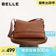 百麗女包商場(chǎng)同款真皮高級質(zhì)感單肩包送禮OL通勤小方包M8605DX5 棕色