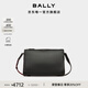 BALLY巴利CODE黑色皮革男士斜挎包6306635 黑色 均碼