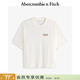 Abercrombie & Fitch男裝25夏季美式復古時(shí)尚百搭短袖T恤上衣123-5020 米白色 背面圖案 S (175/92A)