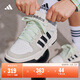 adidas ENTRAP美式校園風(fēng)運動(dòng)少年感復古籃球風(fēng)板鞋男女阿迪達斯