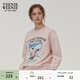 Teenie Weenie小熊女裝時(shí)尚衛衣冬季簡(jiǎn)約圓領(lǐng)基礎休閑舒適加絨上衣 淺粉色 M (165)