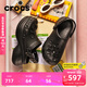 卡駱馳（CROCS）2026春季新款復古花簇小鯨魚(yú)洞洞鞋時(shí)尚百搭花園鞋女鞋|213120 黑色-001 39 (250mm)
