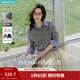 茵曼毛衣女POLO領(lǐng)冬季套頭針織衫2026春季通勤長(cháng)袖毛衣上衣 格調灰 M