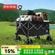 京東京造 聚攏型Ultra戶(hù)外露營(yíng)車(chē)折疊推車(chē)營(yíng)地車(chē)小拉車(chē)拖車(chē)坦克輪160L