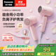 松下（Panasonic）吹風(fēng)機家用女生便攜速干降噪負離子護發(fā)送女生生日禮物吹風(fēng)筒新月粉EH-NE4G