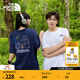 北面（The North Face）短袖男女同款純棉印花T恤戶(hù)外透氣|8DBV FN4/白色 2XL (185)
