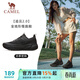 駱駝（CAMEL）全地形追云厚底慢跑步鞋女子運動(dòng)鞋 CD222CL7714-1 幻影黑 36