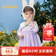 巴拉巴拉寶寶連衣裙蓬蓬網(wǎng)紗裙A字裙女童裝秋季新款裙子兒童 粉紫70013 120