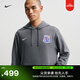 耐克2026賽季上海申花男子套頭連帽衫春季新款針織NIKE IQ0586 021暗灰/白 XL