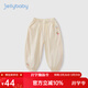 JELLYBABY防蚊褲女童中小兒童春季薄款空調長(cháng)褲夏裝洋氣女孩抖抖褲寶寶褲子 杏色 120 CM