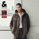杰克·瓊斯（JACK&JONES） 男生秋季保暖質(zhì)感羽絨服2025年新款連帽長(cháng)袖拉鏈外套225323012