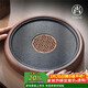 尚言坊仿烏金石茶盤(pán)茶托盤(pán)帶排水儲水式家用小型輕奢高端瀝水式干泡茶臺
