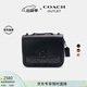 蔻馳（COACH）奧萊女士女包經(jīng)典標志鉚釘裝飾MADISON單肩包斜挎 混合木炭灰色黑色(新款)