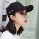 珊詩(shī)麗帽子女春天夏天韓版四季秋冬季情侶鴨舌帽潮人百搭棒球帽男士夏季休閑防曬遮陽(yáng)帽 熱巴同款黑色 可調節