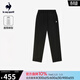 樂(lè )卡克（Le coq sportif）法國公雞男士春秋季運動(dòng)休閑長(cháng)褲 L242MECD1002 炫黑色-2 M (170)
