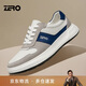 零度Zero男鞋新款運動(dòng)休閑日常百搭舒適時(shí)尚柔軟輕便戶(hù)外 白藍色  40 