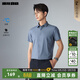 利郎【李光潔同款】冰絲短袖襯衫男夏季莫代爾正裝男士商務(wù)襯衫涼感 灰藍（G6XZC7814Y） 26款 41