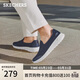 斯凱奇（Skechers）男款春季網(wǎng)面透氣休閑運動(dòng)鞋健步鞋懶人一腳蹬