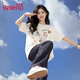 班尼路（Baleno）純棉短袖t恤女2026夏季新款韓版休閑慵懶感寬松松弛百搭上衣