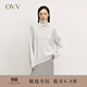 OVV秋冬熱賣(mài)女裝高領(lǐng)保暖舒適粗針闊版長(cháng)袖休閑羊絨衫 晨曦紫 M