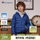 Champion【三防抗菌】冠軍男女兒童紅色輕薄蓄熱連帽羽絨服25冬季新款童裝