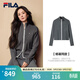 FILA 斐樂(lè )女士楊冪同款編織外套2025冬簡(jiǎn)約時(shí)尚修身拉鏈毛衣開(kāi)衫 華孚H150R花灰-MG L 170/88A/L